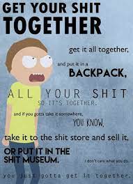 Morty's often at his most comical when his genuinely trying and totally struggling to be assertive in any way possible. 21 Memes To Help You Get Through It All Rick And Morty Quotes Rick And Morty Poster Rick And Morty