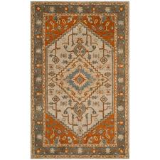 safavieh herie hg406a light blue rust 4 x 6 area rug