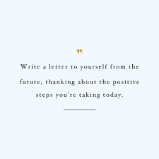 Letter To Yourself Wellness And Self Love Quote