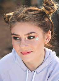 fun sparkly festival makeup tutorial