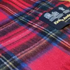 royal stewart cashmere blanket