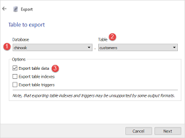 export sqlite database to a csv file