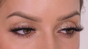 sparkling eye makeup without eyeshadow
