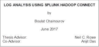Log Analysis Using Splunk Hadoop Connect