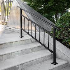 vevor outdoor stair railing 33 in x 68