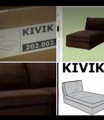 Ikea Kivik Chaise Lounge Slipcover