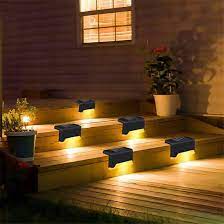 outdoor solar deck lights led solar