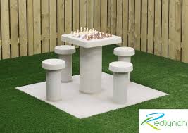 Concrete Chess Table Redlynch Leisure