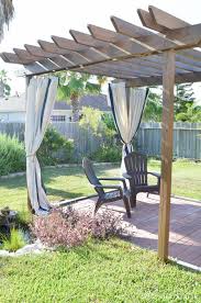 no sew diy outdoor curtains