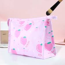 peach fruit tzoidal cosmetic bag