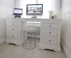 After sale price £669 sale £499. Toulouse White Painted Double Pedestal Large Dressing Table Fully Assembled