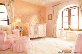 Pink Gold Ivory Baby Girl S Nursery