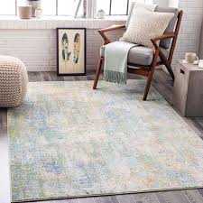 mid century modern area rug in the rugs