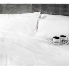 Lisbon Bed Linen In White 100 Linen