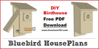 Bluebird House Plans Free Pdf