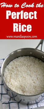 Plug in your rice cooker and set to cook for 30 minutes. How To Cook The Perfect Rice Every Time Manila Spoon