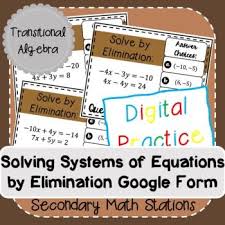 Of Equations By Elimination Google Form