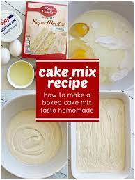cake mix recipe together as family