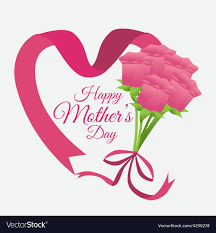 Happy Mothers Day Card Design Royalty Free Vector Image