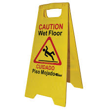 wet floor sign tryall energy guyana inc