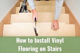 install vinyl plank flooring on stairs