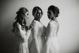 three brides photoshoot eva blanca
