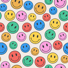 smiley face seamless pattern design