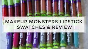 cosmetics liquid lipstick lip swatches