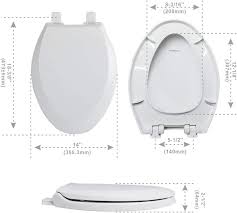 Wssrogy Elongated Toilet Seat With Lid