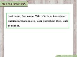 How To Cite A Website With Sample Citations Wikihow
