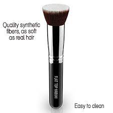 Flat Top Kabuki Foundation Brush By KESHIMA – Premium Makeup Brush for  Liquid, Cream, and Powder – Buffing, Blending… – uccianashop.com