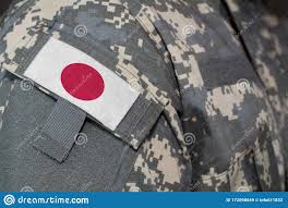 Japan Army Uniform Patch Flag on Soldiers Arm. Military Conceptn Stock  Image - Image of material, camouflage: 172098049