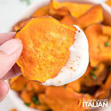 Mandolin Sweet Potato Chips gambar png