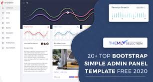 20 top simple dashboard template free