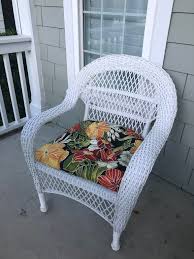 Outdoor Wicker Chair Brown