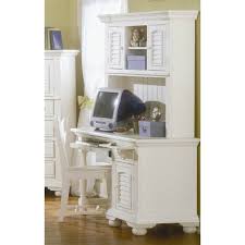 Make a break for the nuance and nostalgia of coastal décor with cottage furniture. Cottage Traditions Computer Desk Hutch Chair In White Finish Walmart Com Walmart Com