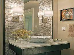 ideas for powder rooms powder room wall