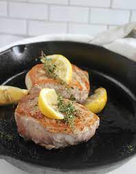how to pan sear pork chops and finish