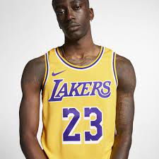 This page is dedicated to those historic individuals whose numbers hang in the rafters. Nike Nba Los Angeles Lakers Lebron James Swingman Trikots Icon Edition Fan Verschleiss Aus Usa Sports Gb