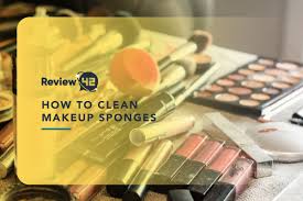how to clean makeup sponges detailed
