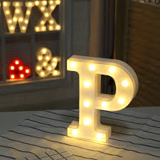 Home Decoration Diy Letter Symbol Sign Heart Plastic Led Lights Desk Decor Letters Ornament For Wedding Valentine S Day Gift Night Lights Aliexpress