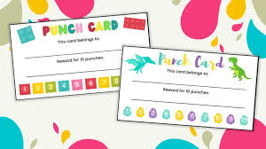 free printable reward punch cards 16