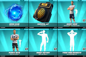 This guide will show players how they can unlock these exclusive skins. Informer Fortnite Leaks News On Twitter Fortnite Marco Reus And Harry Kane Skins Packs Just Got Decrypted