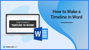 how to make a timeline in word