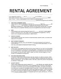 Rental Agreement Template 25 Templates To Write Perfect Agreement