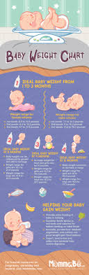 Baby Weight Chart How Much Should My Baby Weigh Mommabe