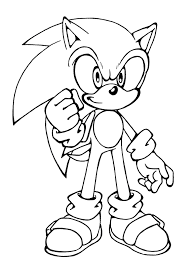 Sonic is a bright blue hedgehog who wears running shoes and moves at supersonic speed. Sonic Exe Coloring Pages For Kids Novocom Top