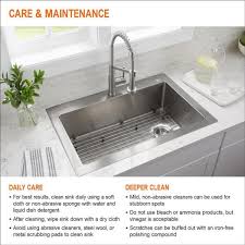 But a kitchen sink size generally depends on the interior width of the sinks cabinet. Glacier Bay Drop In Stainless Steel 25 In 4 Hole Single Bowl Kitchen Sink Hdsb252284 The Home Depot