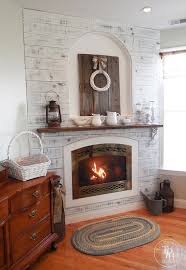 master bedroom fireplace and mantel