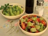 chayote squash salad  salada de chuchu